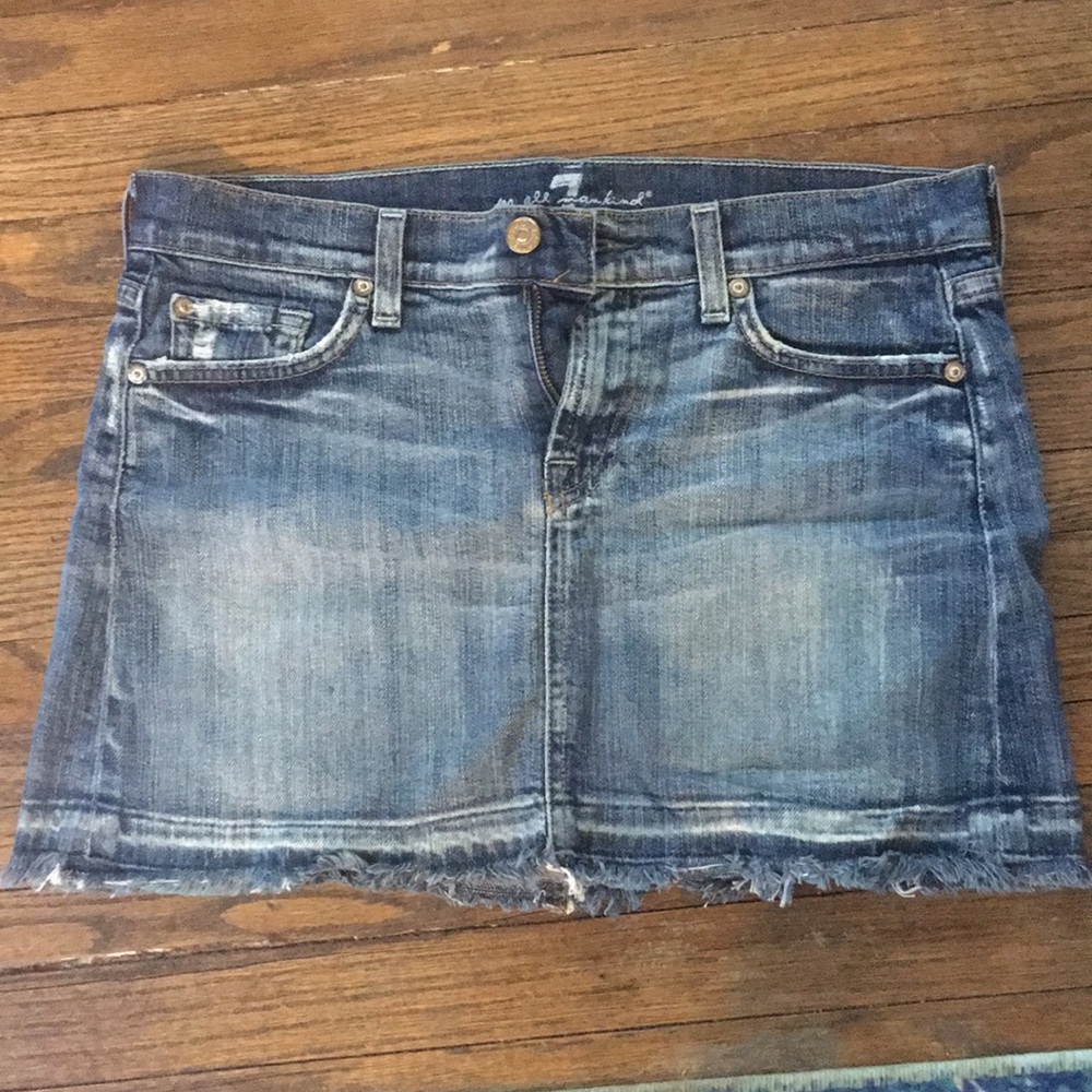 7 For All Mankind Jean Skirt